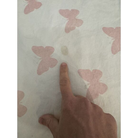 Beddy's Flutterby Pink White Stripped Twin Bedding Set Beddy Minky Girls Kids - Picture 6 of 15